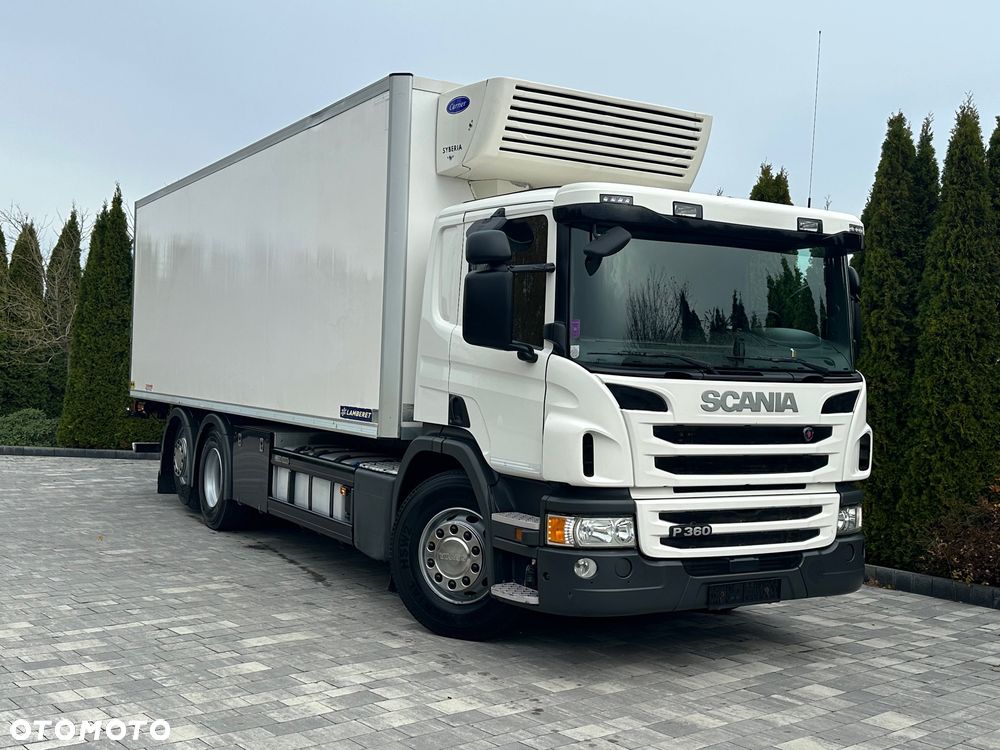 Scania / P360 / 6X2 / CHŁODNIA 7,7 m / Carrier / WINDA / - 2