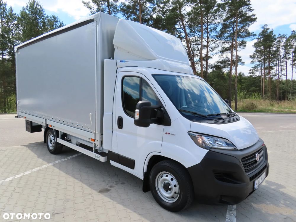 Fiat Ducato seria 7 MAXI L4 2.3 MultiJet II 180 KM POWER FIRANA 10 E.Palet Skrzynia Plandeka 4916 mm Dł. WZMCNIANY Rozstaw Osi 4035 mm, DMC 3500 Kg, Ładowność 1180 Kg, FULL Opcja Wyposażenia, Android Auto/Carplay, Stan Wizualny I Techniczny NOWY Tak Jak Z Taśmy Produkcyjnej Gotowy Dostępny OKAZJA POLECAM - 8