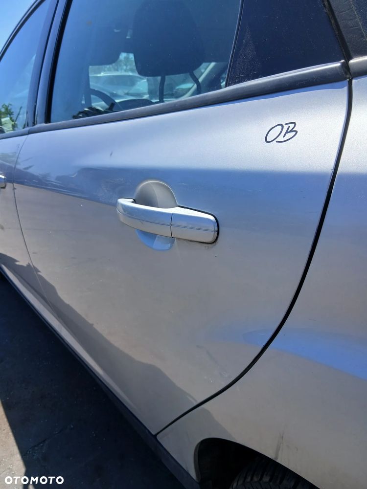 Ford Focus Mk3 Drzwi Tył Tylne Lewe Kolor 0B OB Srebrny - 3