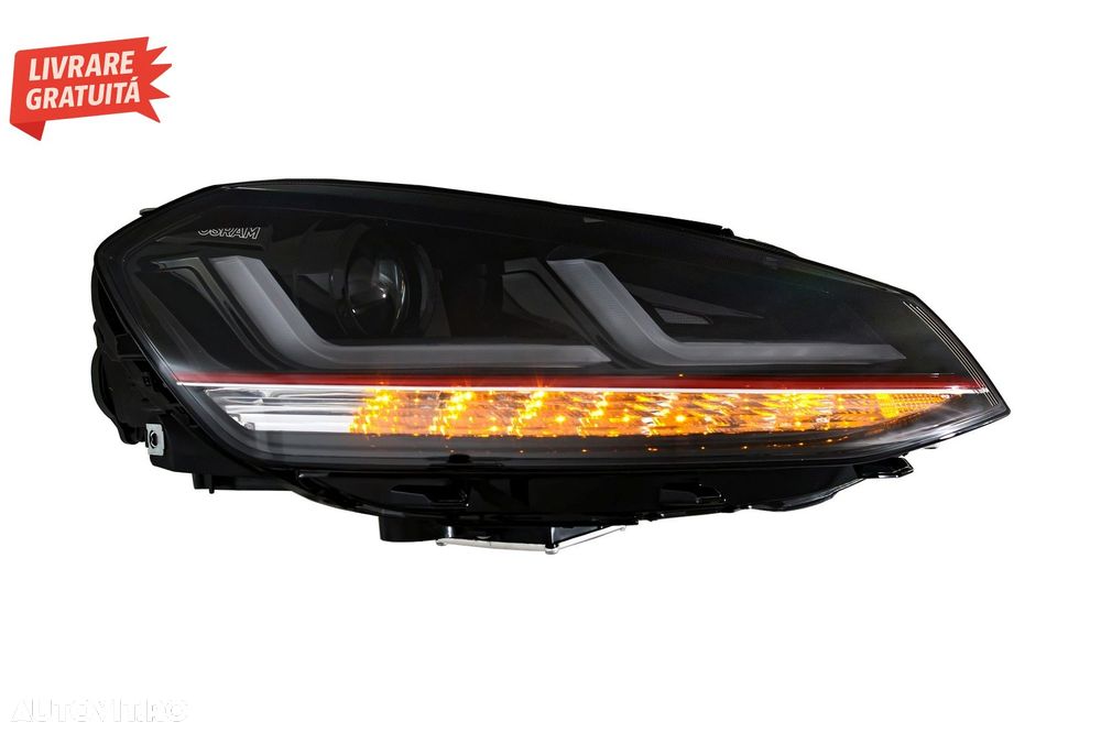 Faruri LEDriving Osram Full LED VW Golf 7 VII (2012-2017) Rosu GTI pentru Faruri X- livrare gratuita - 8