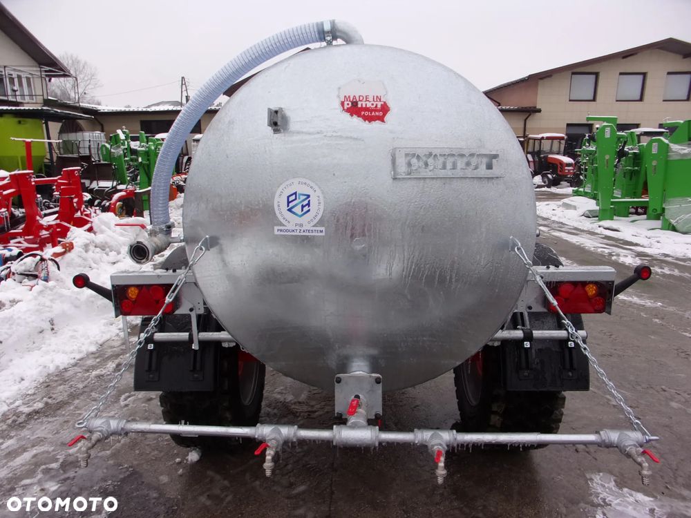 Pronar Przyczepa-Cysterna-Beczkowóz do transportu, przewozu, dostarczenia wody pitnej T507/5 POMOT 5000 Litró, Wóz Asenizacyjny POMOT T507/3 - 4000 litrów, nie Meprozet - 9
