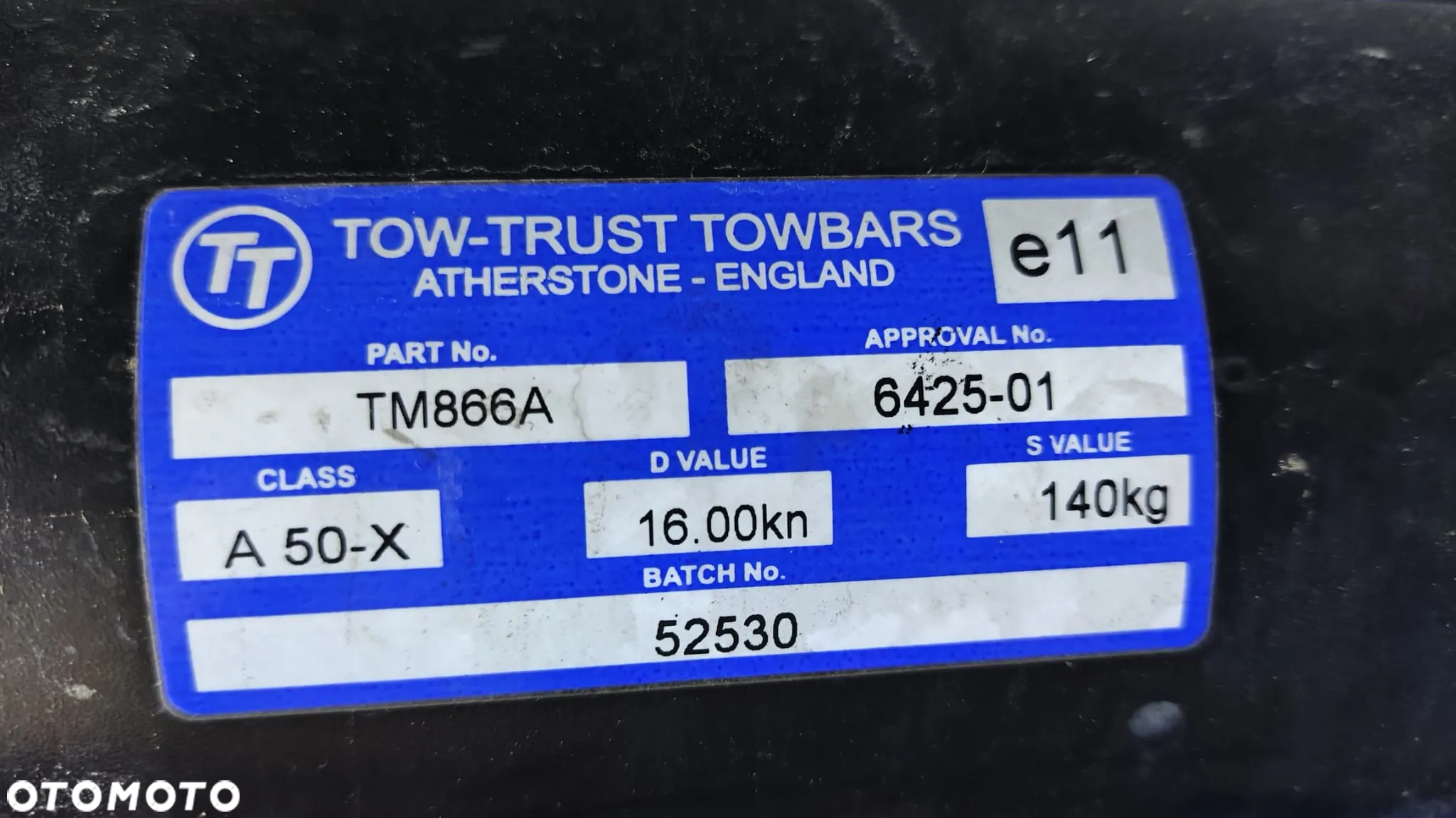 HAK HOLOWNICZY TOW-TRUST TM866A JAK NOWY MERCEDES ML W164 W166 - 8
