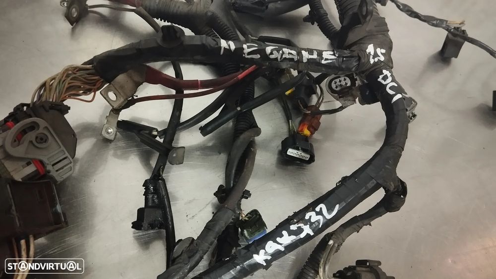 CABLAGEM / INSTALAÇÃO ELETRICA DO MOTOR RENAULT MEGANE II / SCENIC II 1.5DCI 106CV REF. 8200553455 - 2