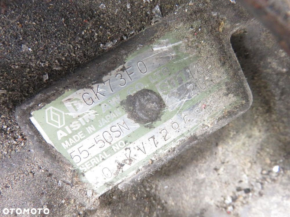 SKRZYNIA BIEGÓW AUTOMATYCZNA RENAULT VEL SATIS 5550SN 8200165207 - 4