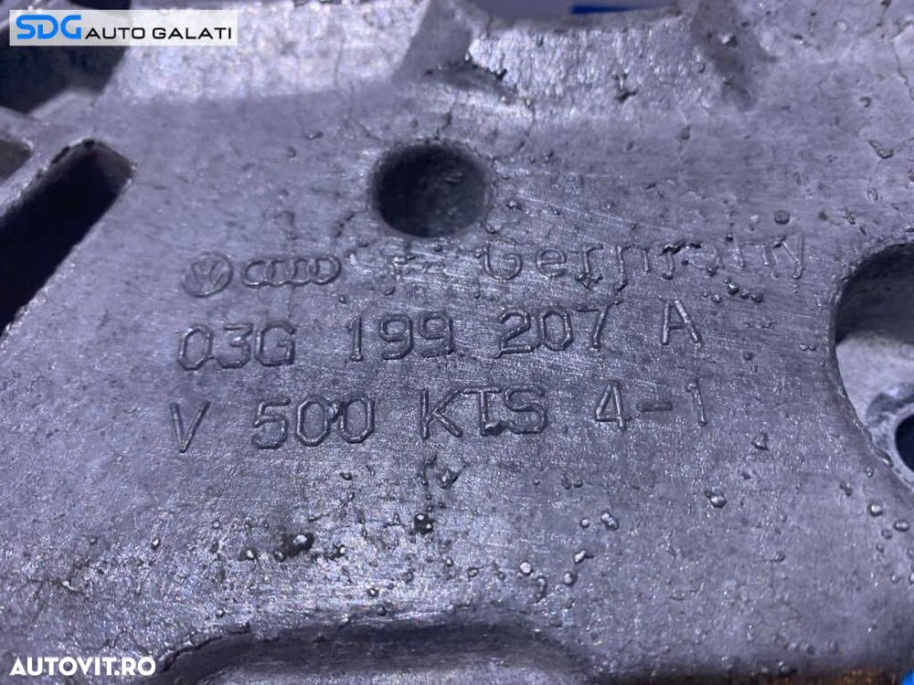 Suport Motor Distributie Volkswagen Golf 5 1.9 TDI 2004 - 2008 Cod 03G199207A [D0279] - 2