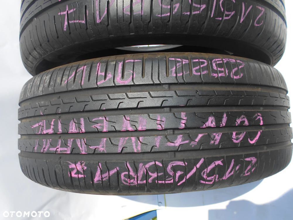 OPONY 215/55R17 CONTINENTAL ECO CONTACT 6 DOT 2522 7.4MM - 2
