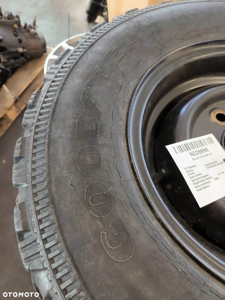 Felgi stalowe 16 z oponami Good year Land Rover Defender 90 SW - 6