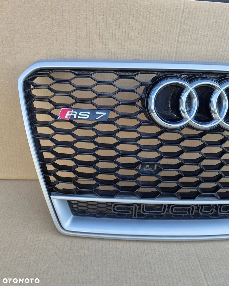 GRILL ATRAPA AUDI RS7 4G8 10-15 ORYGINAŁ - 3