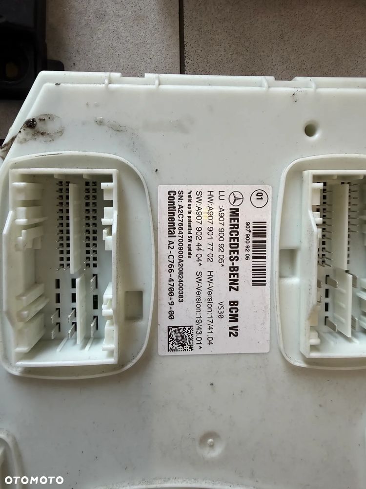 Sprinter 907 910 2,2 CDI 2019-2022 zestaw startowy komputer A6519007103 - 6