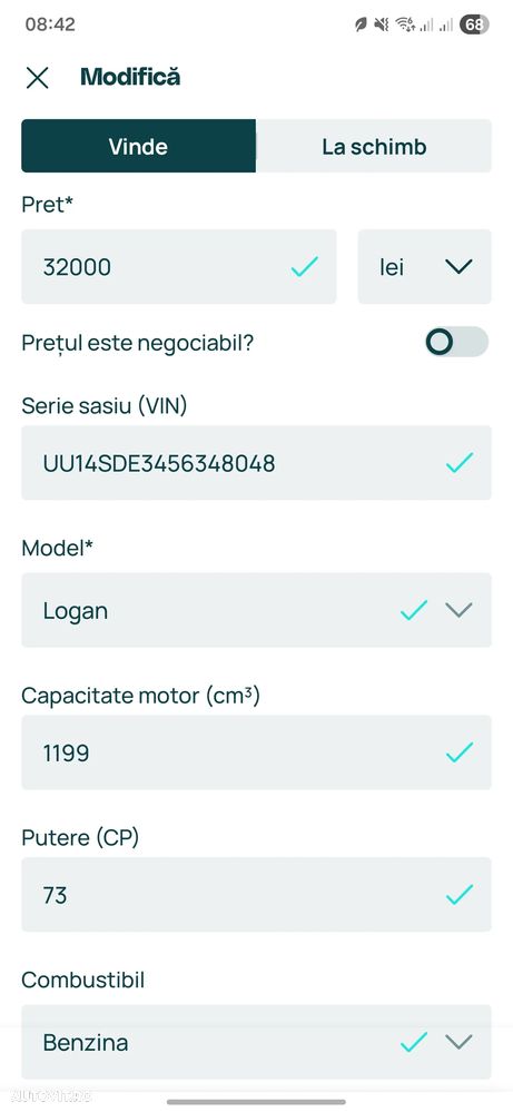 Dacia Logan 1.2 73 CP Ambiance - 13