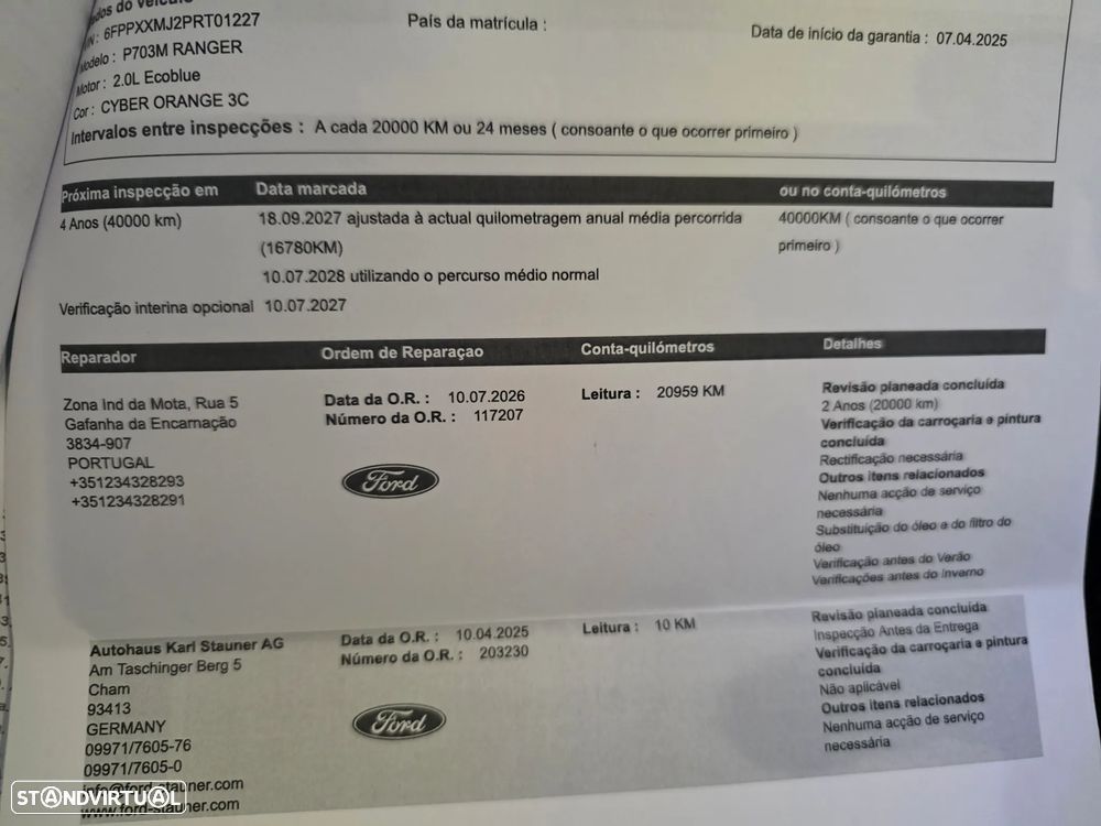 Ford Ranger 2,0 l EcoBlue Cabine Dupla Auto Wildtrak X - 45