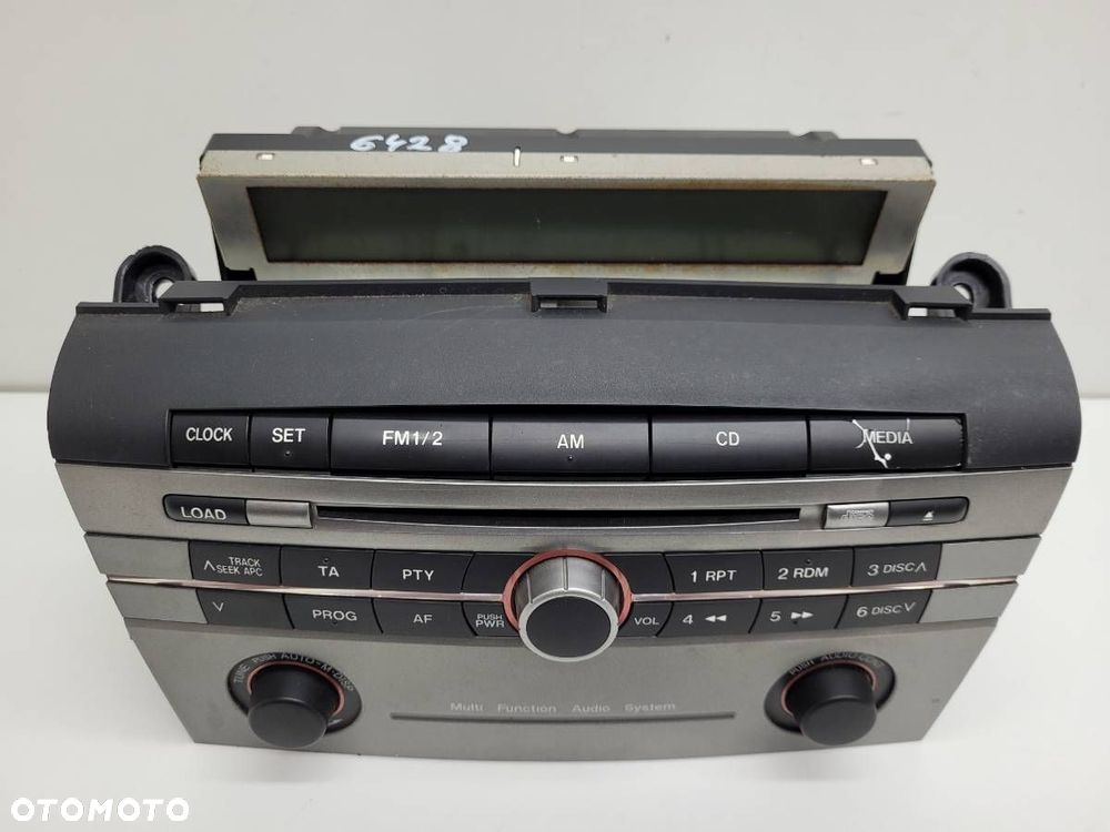 RADIO WYŚWIETLACZ MAZDA 3 BK 14794018 ORYGINAŁ - 1