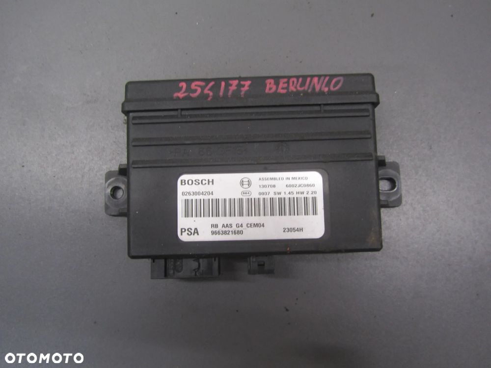 Moduł PDC 9663821680 Peugeot Partner-Berlingo 2008- - 1