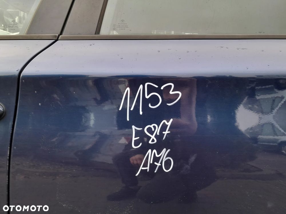 BMW E87 DRZWI LEWE TYLNE LEWY TYŁ KOLOR: A76 - 3