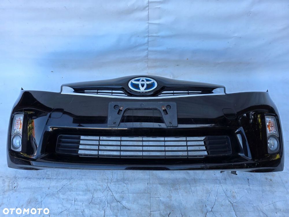 TOYOTA PRIUS III 09-12 ZDERZAK PRZÓD PRZEDNI KOMPLETNY CHROM - 1