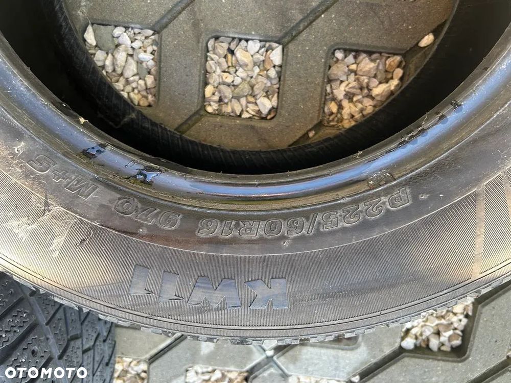 Opony 225/60 R16 Kumho 2szt opony zimowe - 6