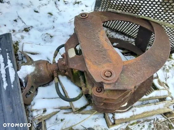 New Holland TM 115 TM115 + HDS/dźwig + chwytak + przyczepa ciągnik lesny / rolniczy - 8