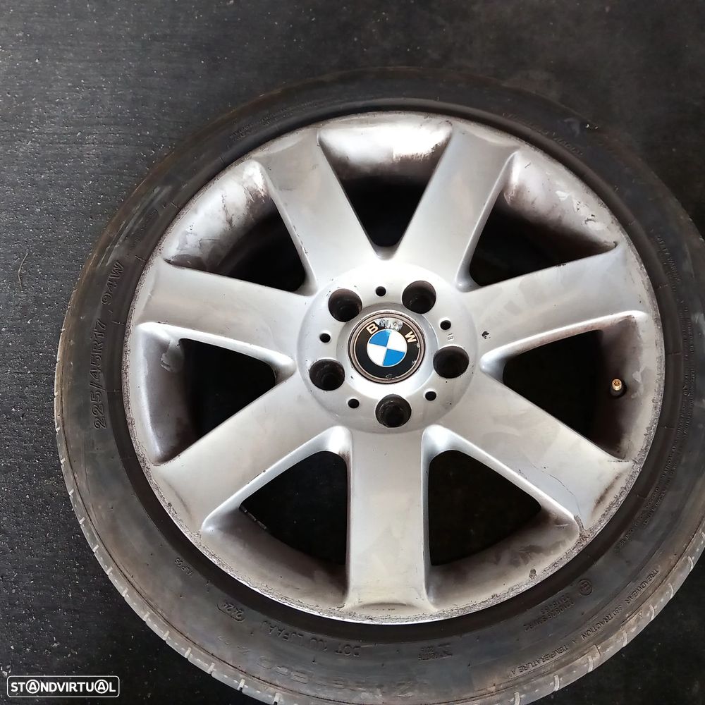 Conjunto jantes r17 bmw e46 com pneus 225 45 r17 - 4