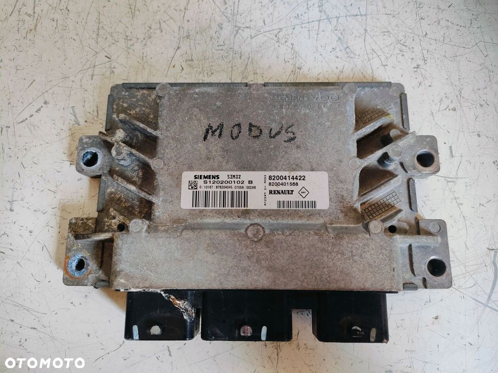 RENAULT MODUS 04-07 1.2 B STEROWNIK SILNIKA KOMPUTER 8200414422 - 1