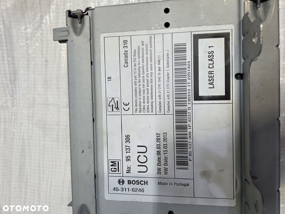 RADIO CD NAWIGACJA NAVI OPEL MOKKA A 5137306 - 6