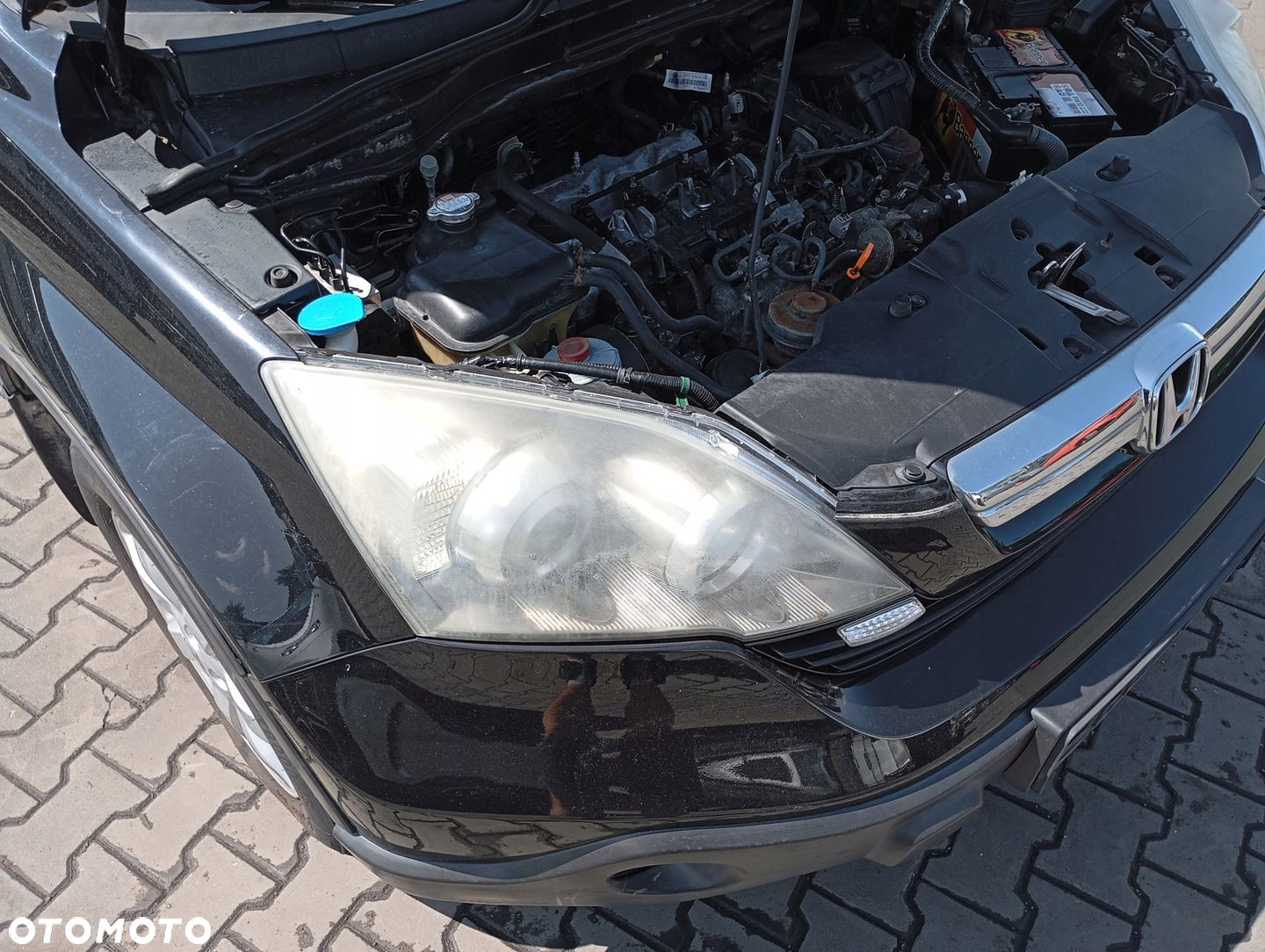 HONDA CRV CR-V 3 III PRZÓD ZDERZAK BŁOTNIK MASKA LAMPA REFLEKTOR EU B92P - 8