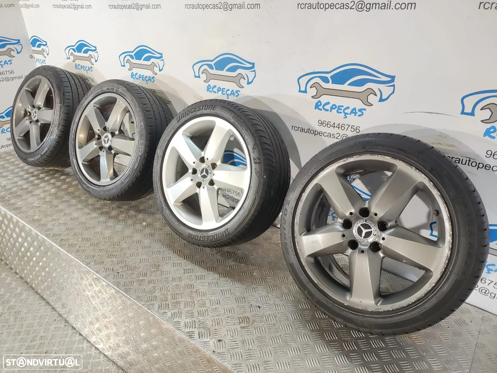 .JANTES MERCEDES SLK R171 17 POLEGADAS 7,5J 8,5J ET36 ET30 ORIGINAIS - 6