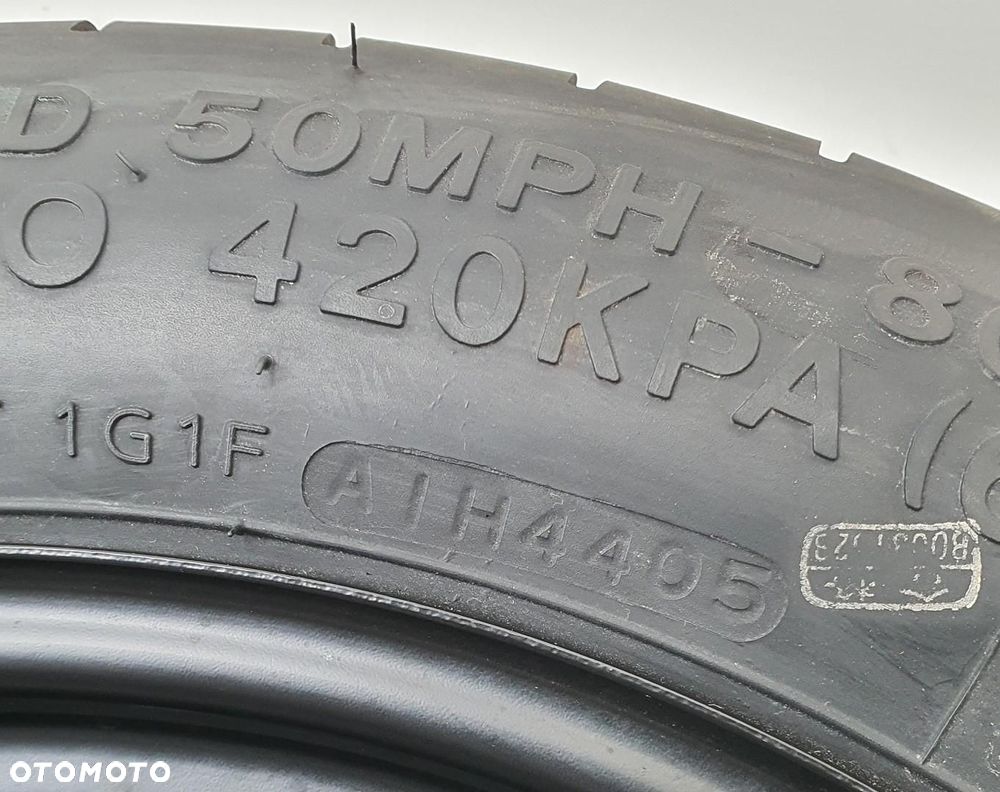 KOŁO ZAPASOWE DOJAZDOWE HANKOOK 125/85/R16 5X108 FORD FOCUS C-MAX MK1 - 7