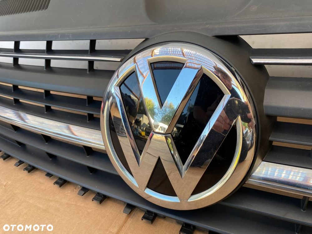 VW T6 CARAVELLE MULTIVAN 16-ATRAPA GRILL ORYGINAŁ CHROM 7E0853651 - 4