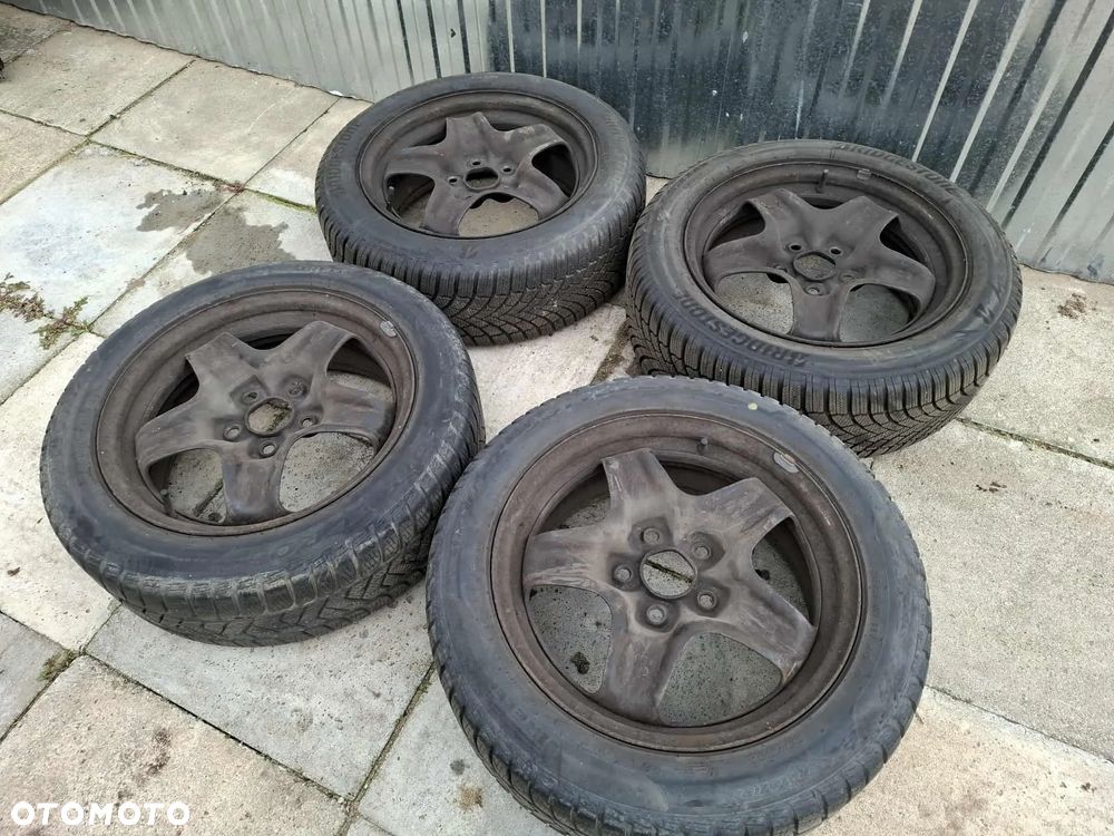 KOŁA ZIMOWE ZIMA OPONY 215/55 R17 FELGI STALOWE STRUKTURALNE OPEL INSIGNIA A 5x120 R17 BMW - 3