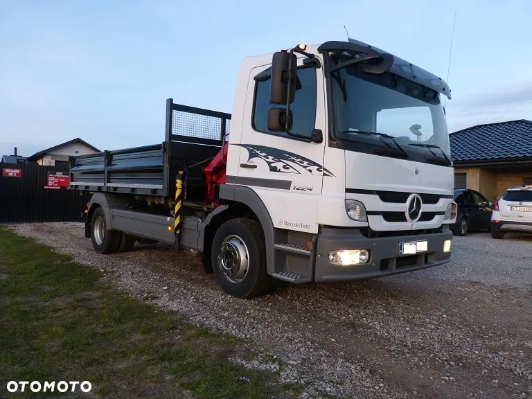 Mercedes-Benz ATEGO 1224 HDS PALFINGER PK450L/ DŹWIG / ŻURAW / NOWA 3-STRONNA WYWROTKA / KIPER / EURO 5 / DMC 11.990 KG / ŁADOWNOŚĆ 6.800 KG / DŁ. 4.50 M / 10 EUROPALET/ STAN IDEALNY / OKAZJA - 8