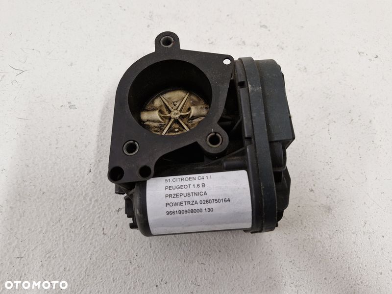 citroen c4 1 i peugeot 1.6 b przepustnica powietrza 0280750164 966180908000 - 6
