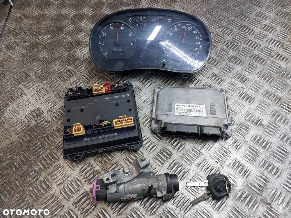 ZESTAW STARTOWY POLO IV 1.2 6V 03D906023B 6Q1937049D 4B0905851Q 6Q0920823T - 1