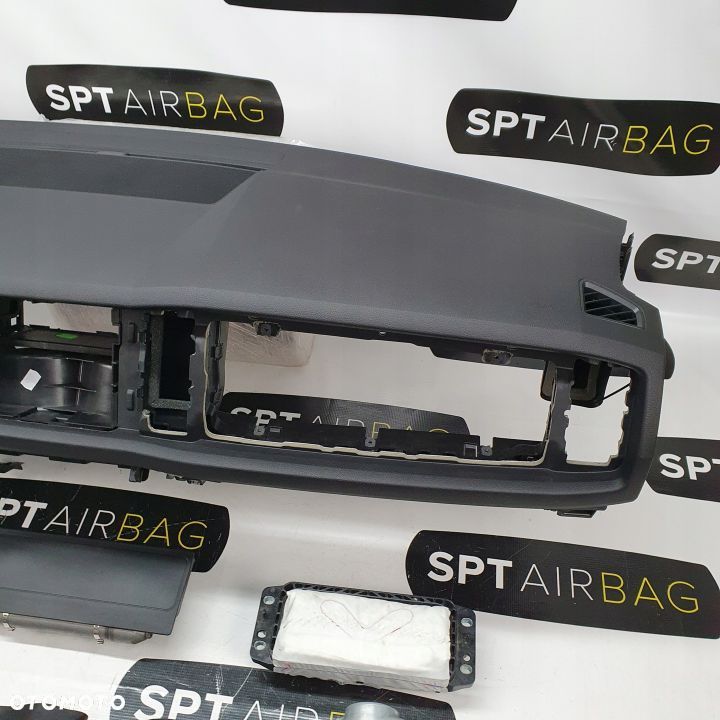 SKODA KODIAQ DESKA ROZDZIELCZA KONSOLA KOKPIT PULPIT PODUSZKI AIRBAG AIR BAG PASY KIT SET - 4