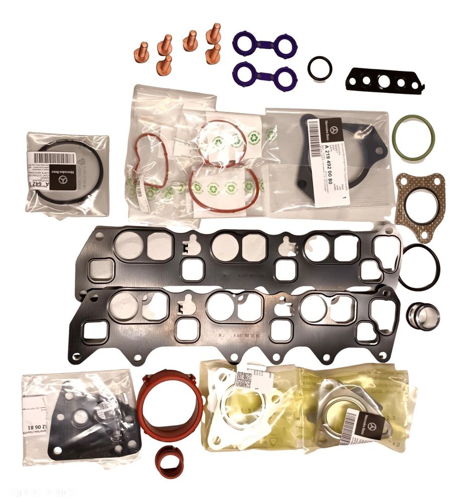 MERCEDES OM642 3.0 V6 Zestaw uszczelek ORYGINAL - 2