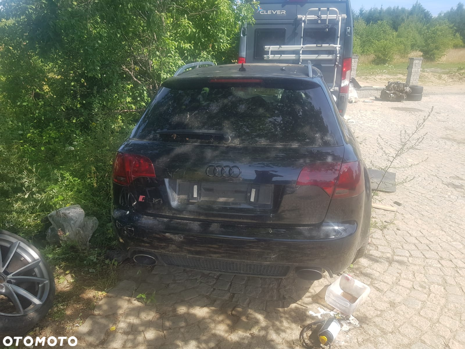 Audi RS4 B7 4.2 skrzynia silnik zawieszenie przód kompletny klapa zderzak lusterko drzwi lampa hamulce - 4