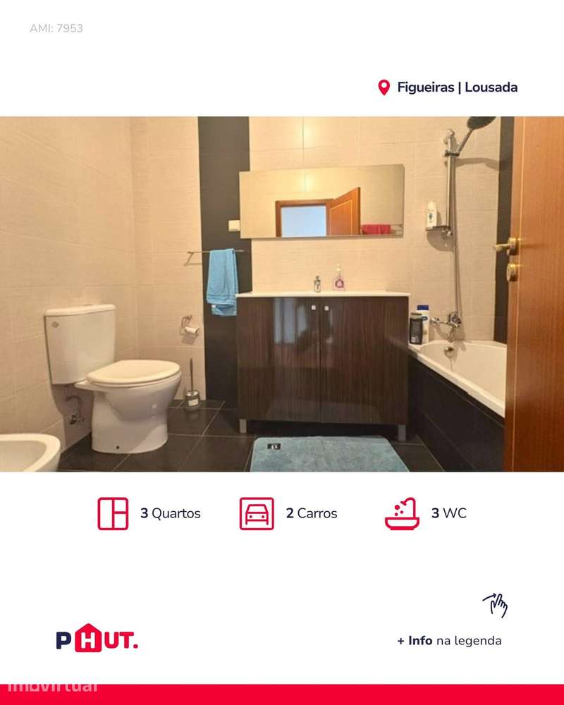 Moradia T3 Lousada | Figueiras | 3 Pisos |Terraço | NEWS - Grande imagem: 5/10