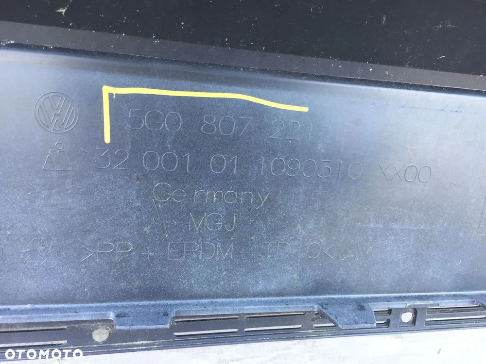 VW GOLF VII 2012-2017 ZDERZAK PRZÓD PRZEDNI - 11