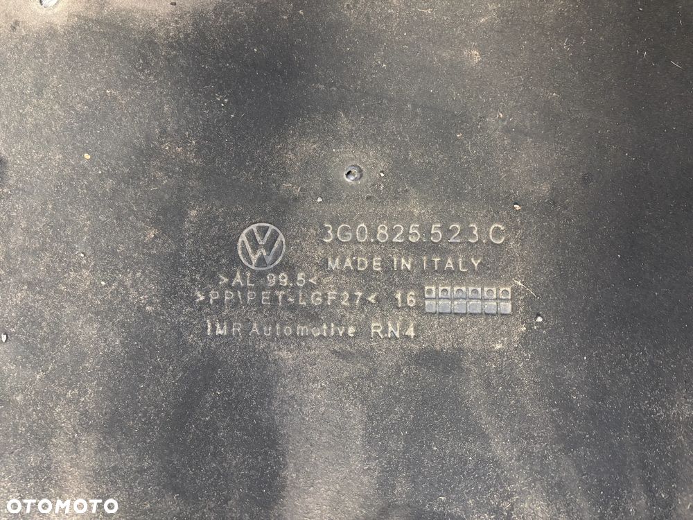 Vw Passat B8 osłona podwozia tył 3G0825523C - 3