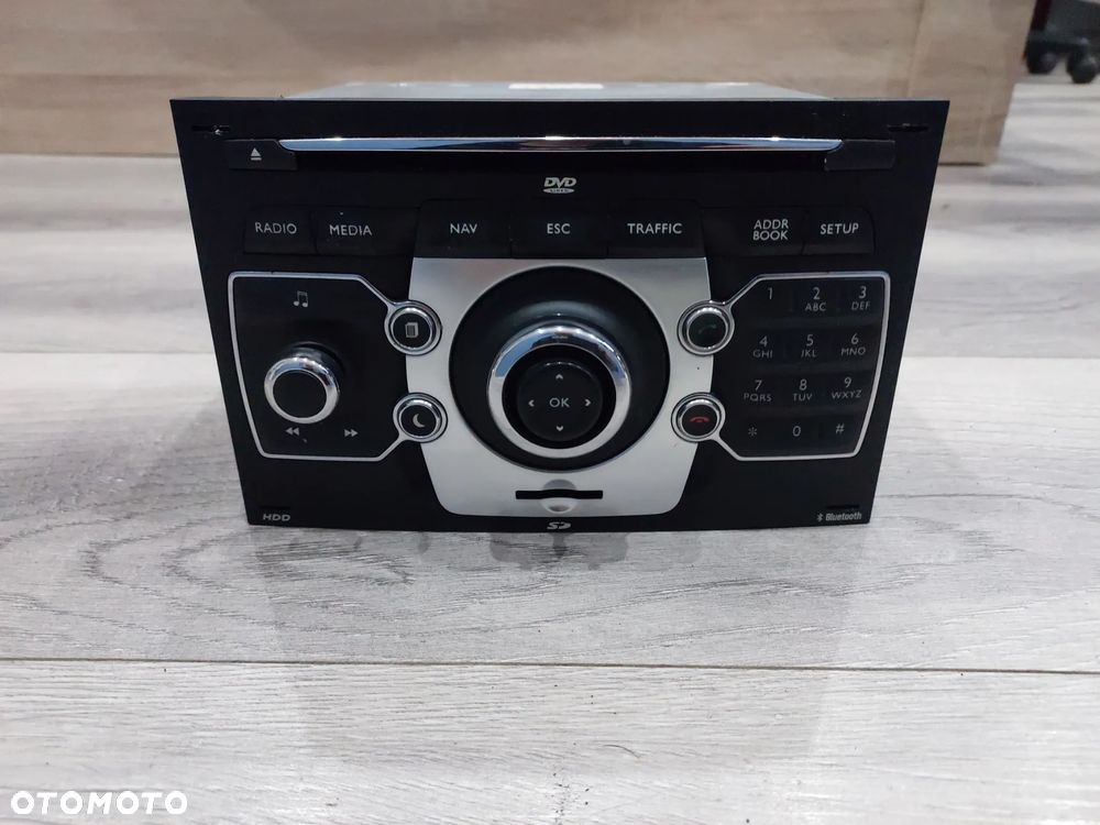 Radio fabryczne nawigacja bluetooth 96664002ZD Citroen C5 III x7 Szybka wysyłka Paczkomat - 1