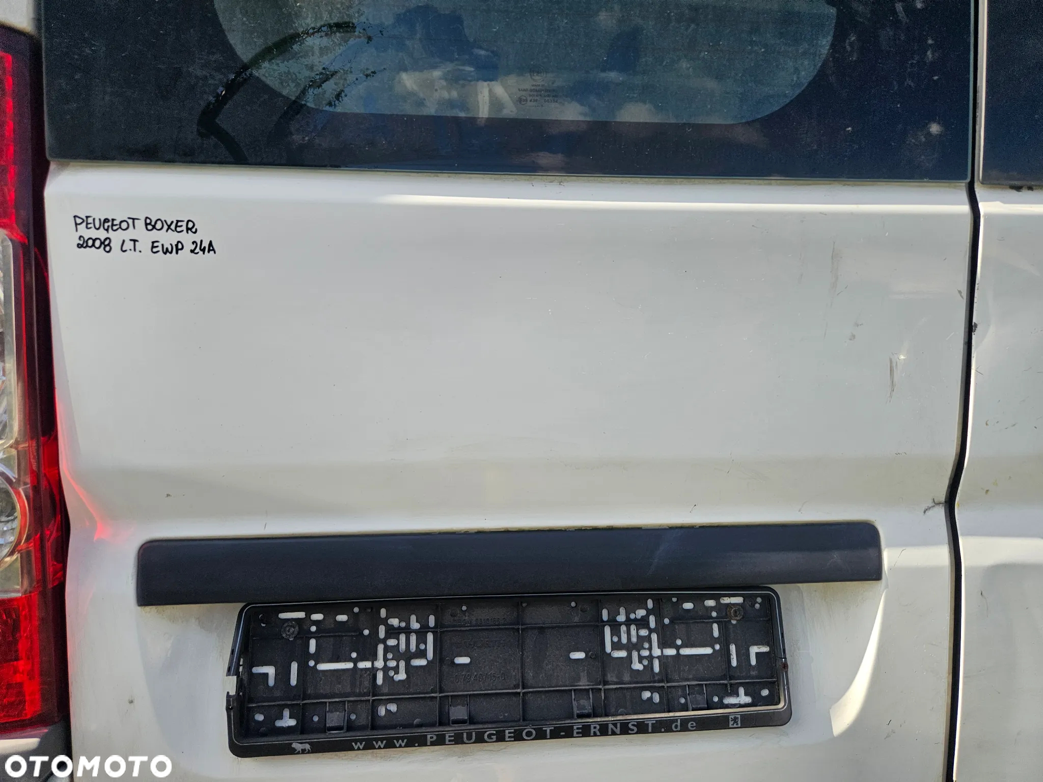 PEUGEOT BOXER DRZWI LEWY TYŁ LEWE TYLNE Z KLAPY SKRZYDEŁKO 249 EWP - 4