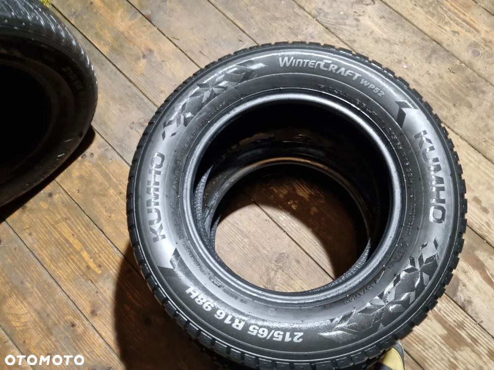 Opony Kumho WP52 215/65R16 98 H 2024r, 7/6,7mm bdb stan - 10