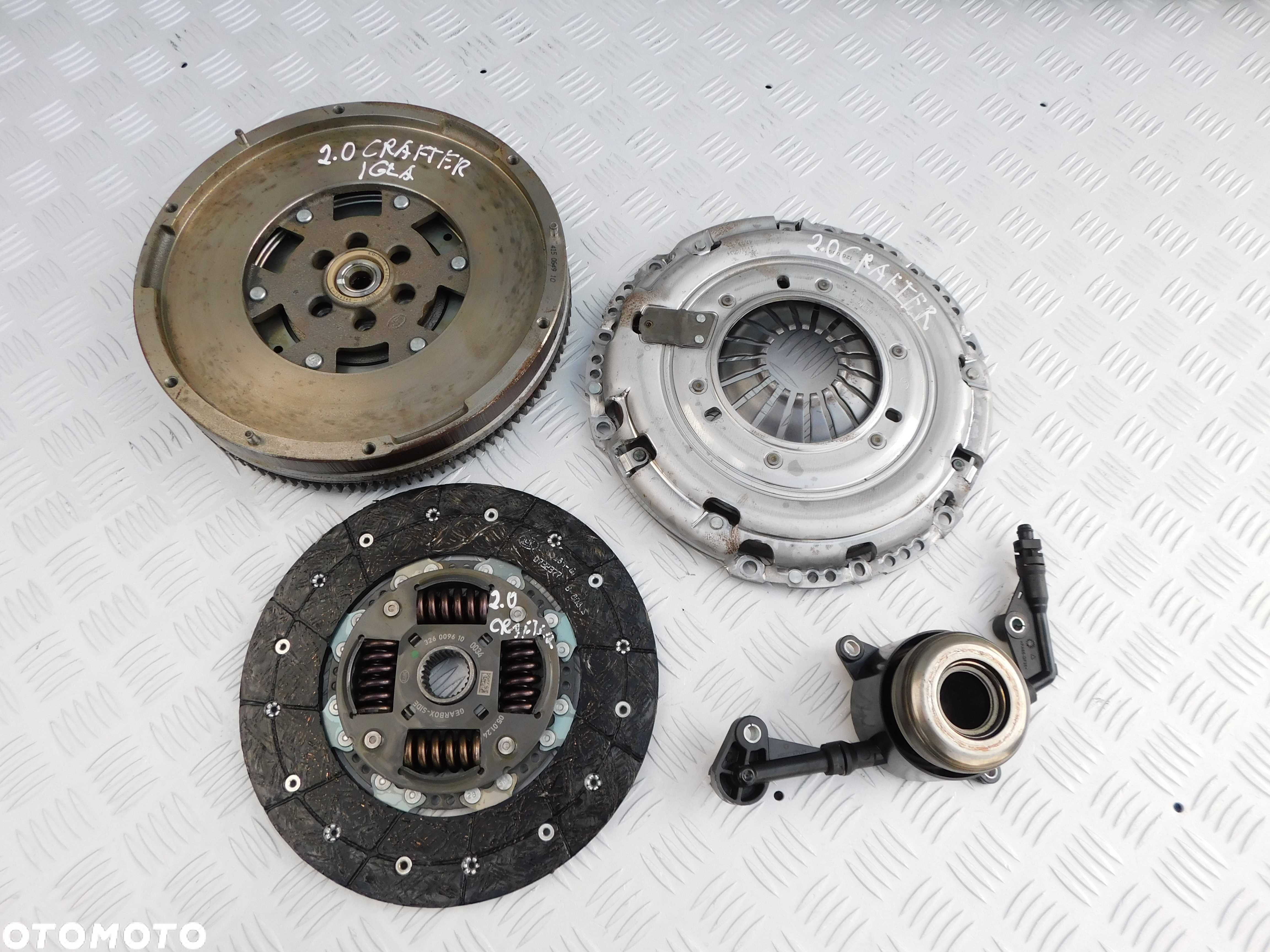 VW Crafter 2.0 dwumas tarcza kompletne sprzęgło LUK 11-16r ŁADNE - 3