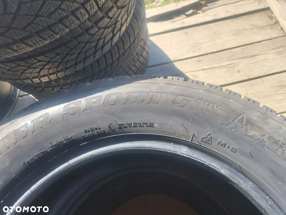 Opony Dunlop Winter Sport 5 SUV 225/65R17 102H 2022r,7,5/6,5mm bdb stan - 12