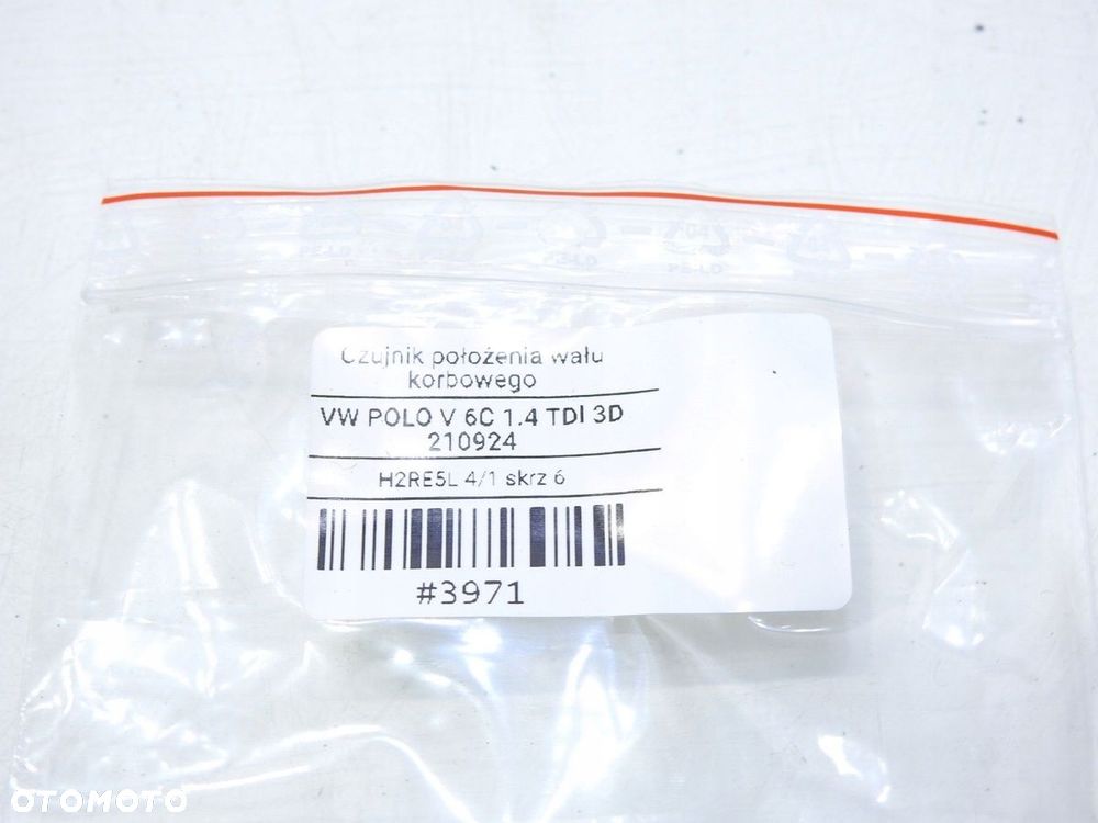CZUJNIK POŁOŻENIA WAŁU VW POLO V 6C 1.4 TDI - 6