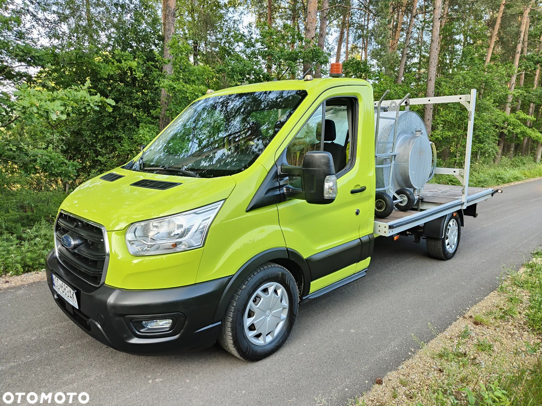 Ford Transit MK8 Toi Toi Asenizacyjny  2.0Tdci 130PS 17.02.2022r Klima Esp Euro 6 Oryginalny Przebieg 80 tys  Led Tempomat Skorzana Kierownica - 1