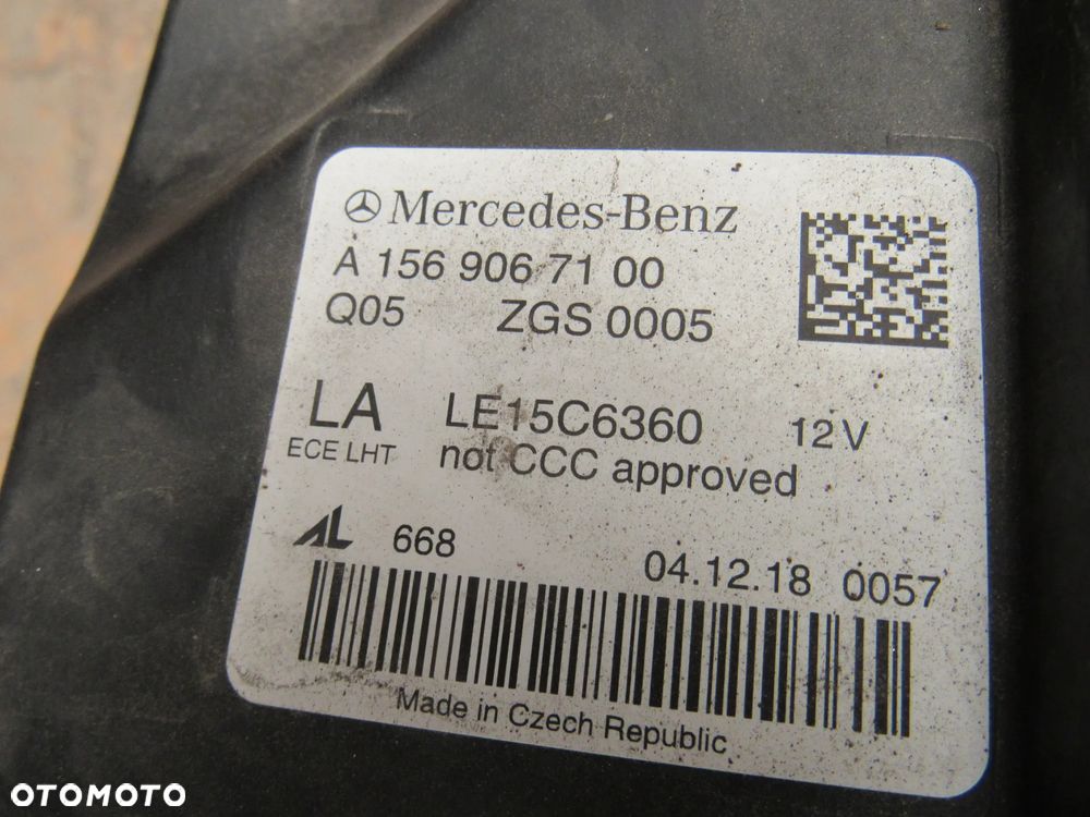 mercedes gla w156 przednia lampa prawa lewa uk - 4