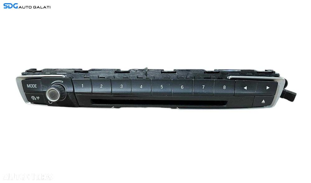 Panou Consola Comanda Buton Butoane Comenzi Unitate Radio CD Player BMW Seria 3 F30 F31 2010 - 2018 Cod E1065974H [L5552] - 1