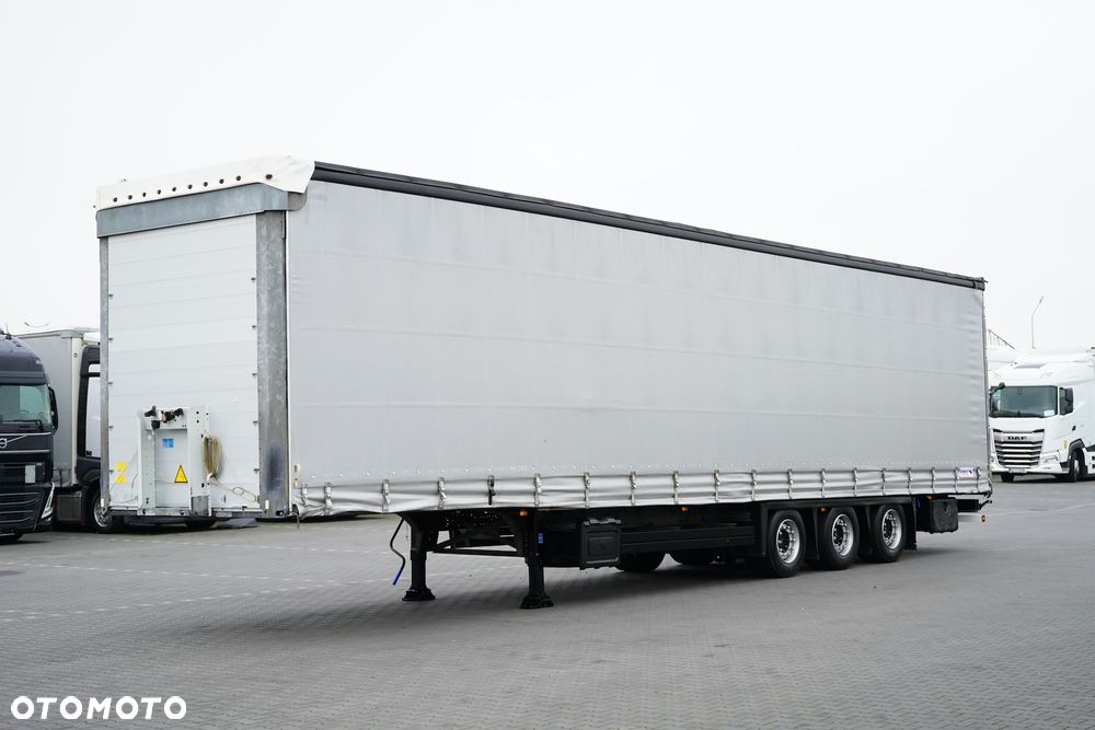 Schmitz Cargobull / FIRANKA / MEGA / MULTI LOCK / XL / OŚ PODNOSZONA - 1