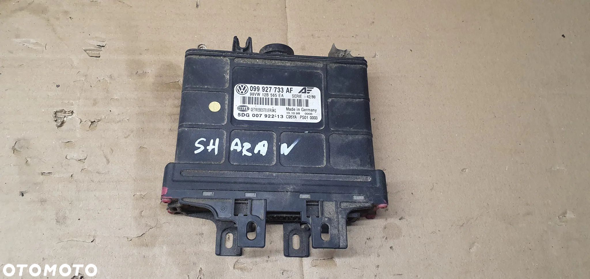 Moduł sterownik skrzyni biegów automat VW Sharan 2.8 VR6 099927733AF - 1