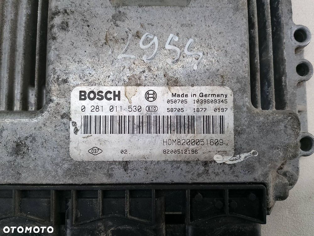 KOMPUTER, STEROWNIK RENAULT TRAFIC II 8200051609 8200512196 1.9 DCI 80 - 3